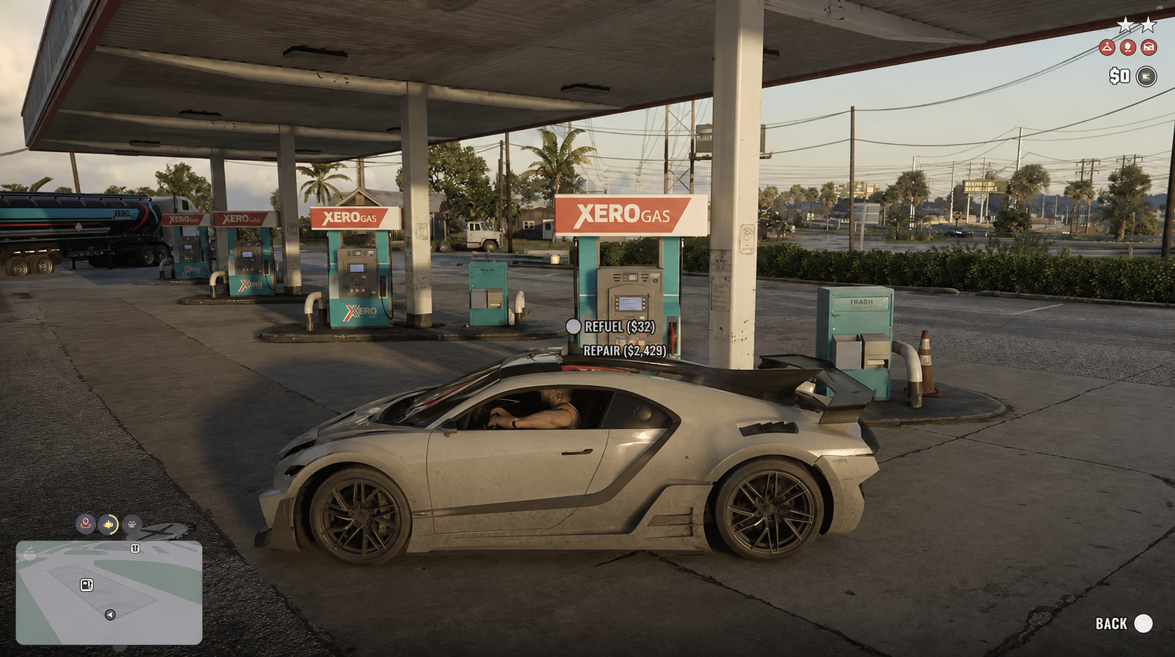 GTA 6 : un nouveau gameplay fuite avec station-service, braquages et accident au ralenti